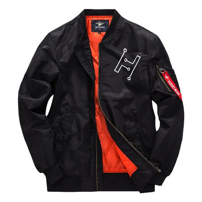 Herren Bomberjacke Urban Style Reißverschluss