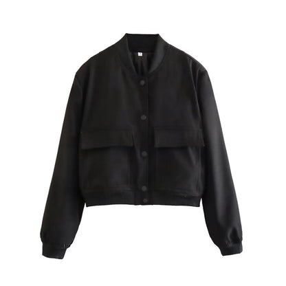 Praktische Cropped Jacke Modern Urban Style