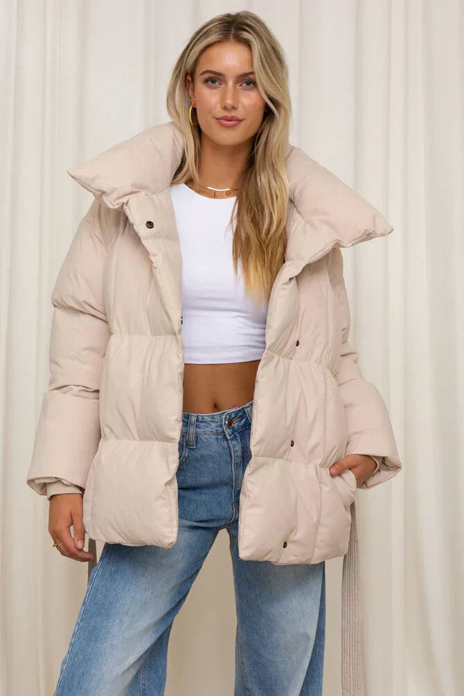 Warm gepolsterte Winterjacke