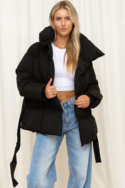 Warm gepolsterte Winterjacke