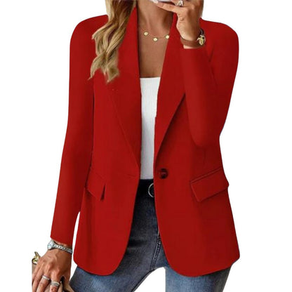 Damen Blazer Langarm Elegant Freizeit