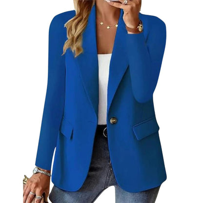 Damen Blazer Langarm Elegant Freizeit