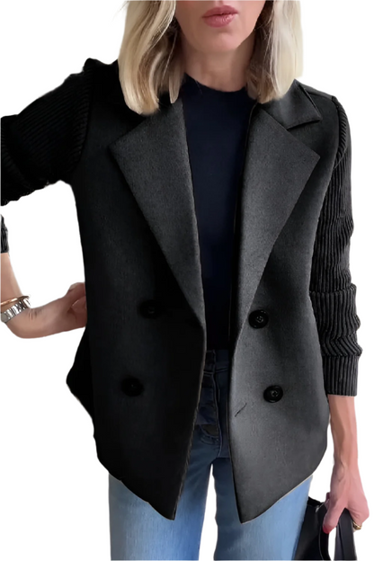 Damen Blazer Vegan Wolle Elegant