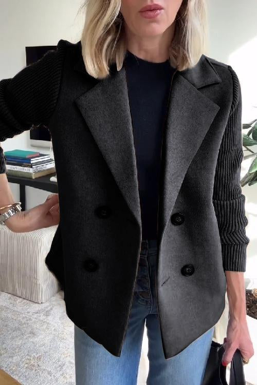 Eleganter Damenblazer mit Strick