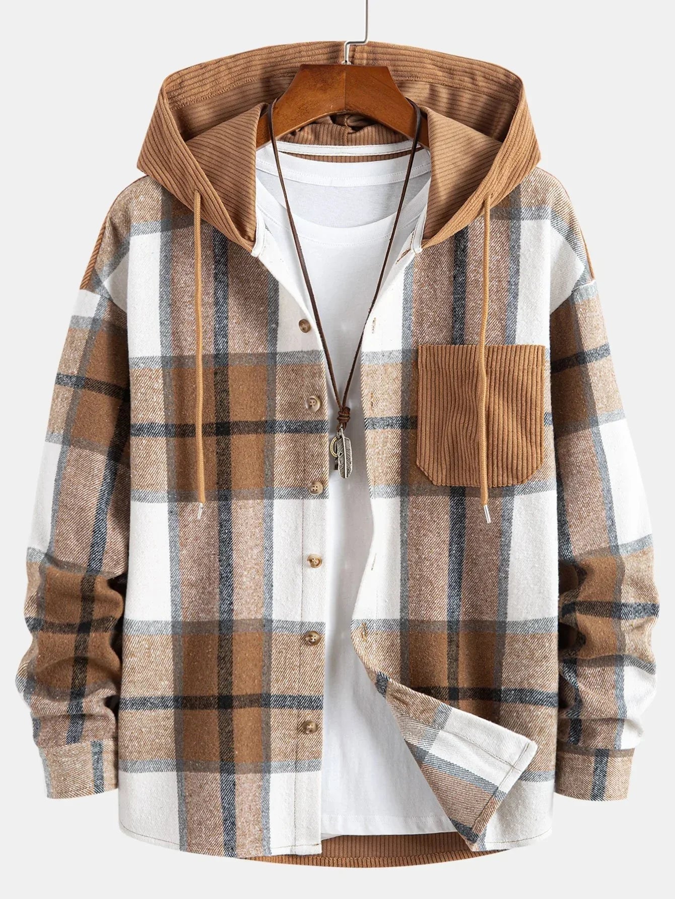 Stilvolle Herrenjacke Amerikanisch Design