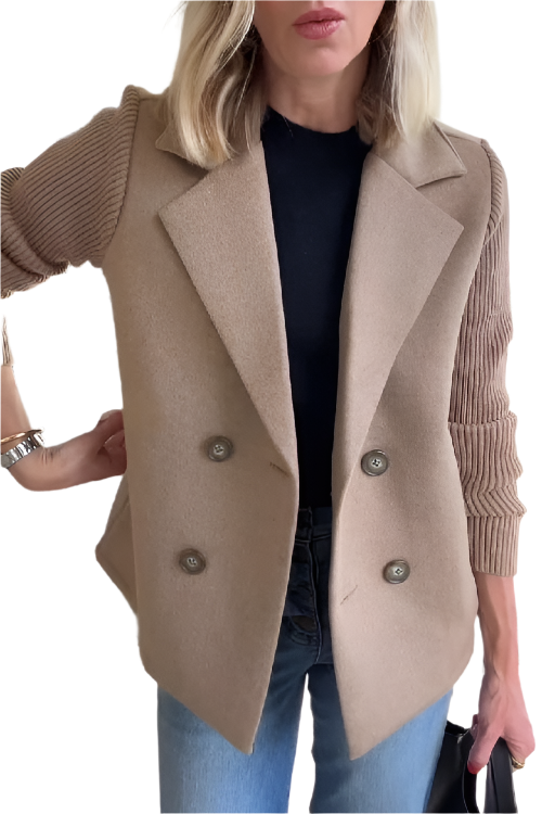 Damen Blazer Vegan Wolle Elegant