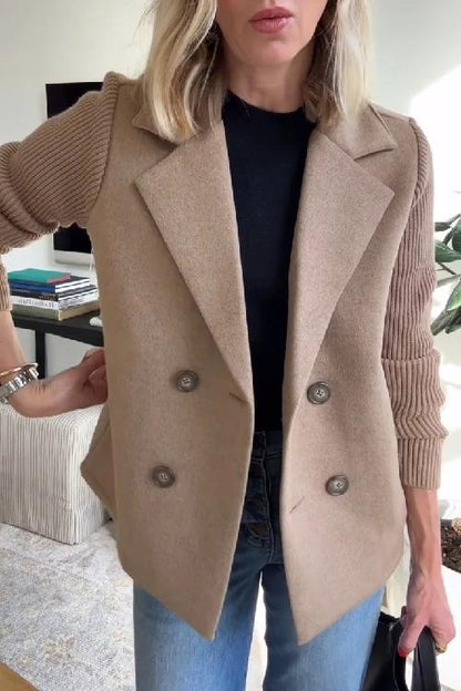 Eleganter Damenblazer mit Strick