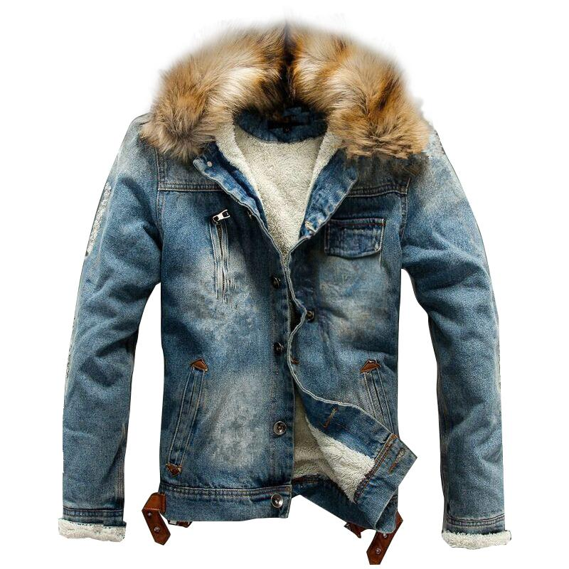 Herren Denimjacke Trucker Style