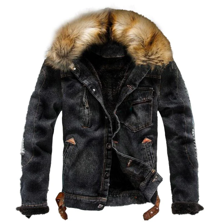 Herren Denimjacke Trucker Style