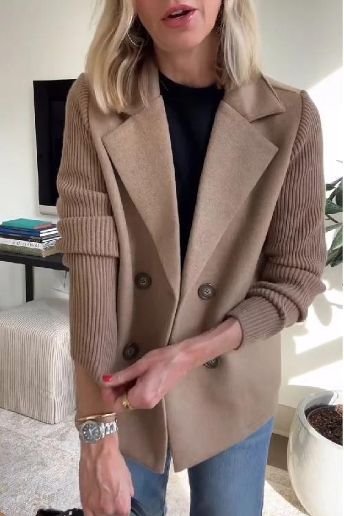 Stylisher Blazer Mantel Relaxed Fit - IdealeKleiden