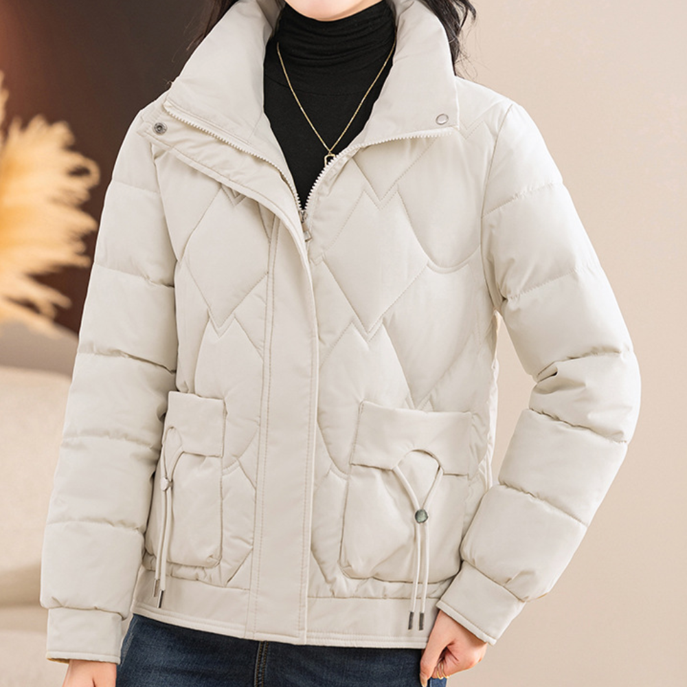 Elegante Damenwinterjacke Luxus Qualität
