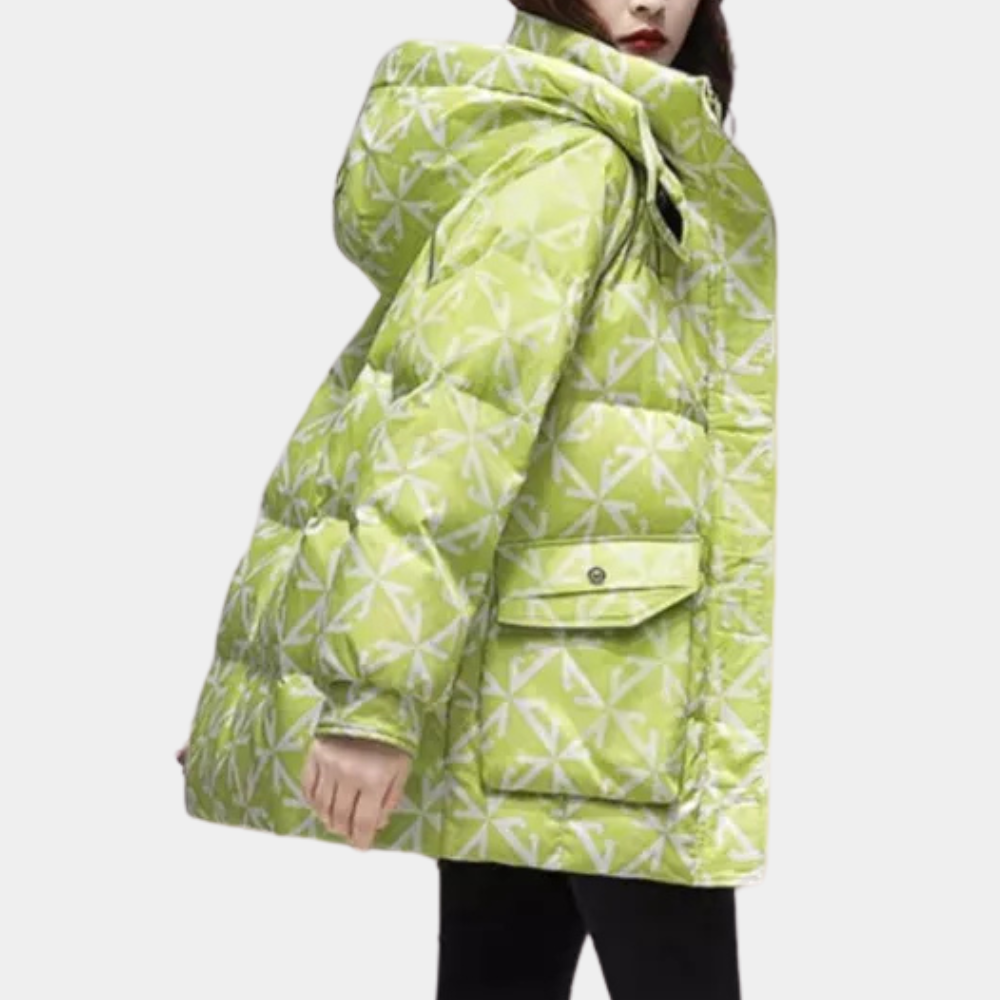 Elegante Damenwinterjacke Warm Gepolstert - IdealeKleiden
