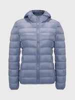 Warmes Winterkleid mit Kapuze Damen