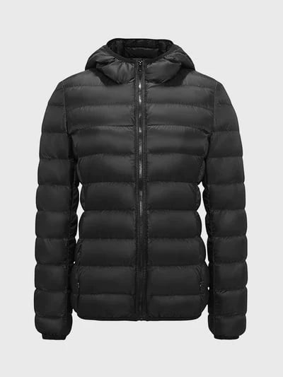 Warmes Winterkleid mit Kapuze Damen