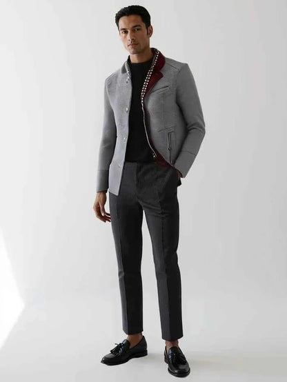 Eleganter Herren Wintermantel - IdealeKleiden