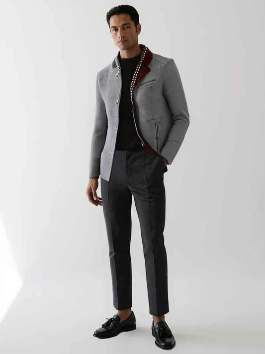 Eleganter Herren Wintermantel - IdealeKleiden