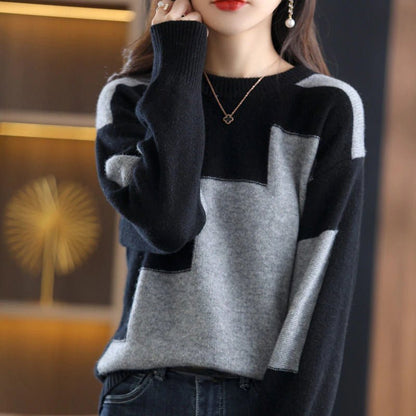 Bequemer Strickpullover Freizeitlook