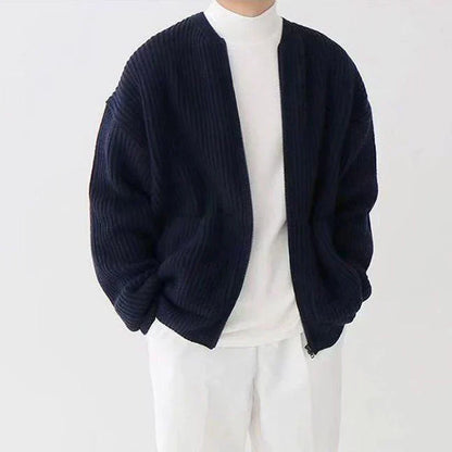 Praktische Strickjacke Reißverschluss Vorteil