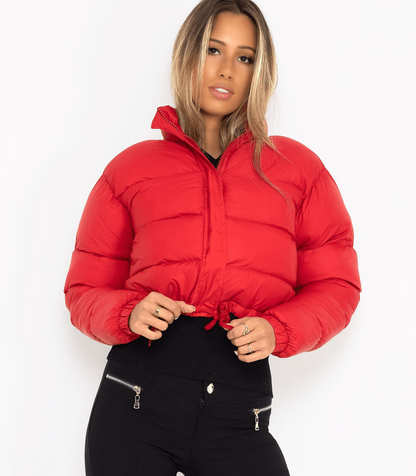 Kurze Pufferjacke Sportlich mit Reißverschluss