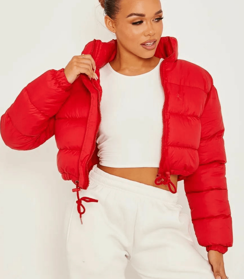 Kurze Pufferjacke Sportlich mit Reißverschluss