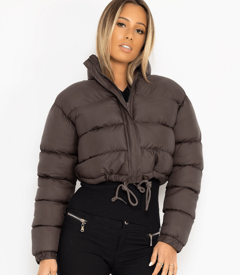 Kurze Pufferjacke Sportlich mit Reißverschluss
