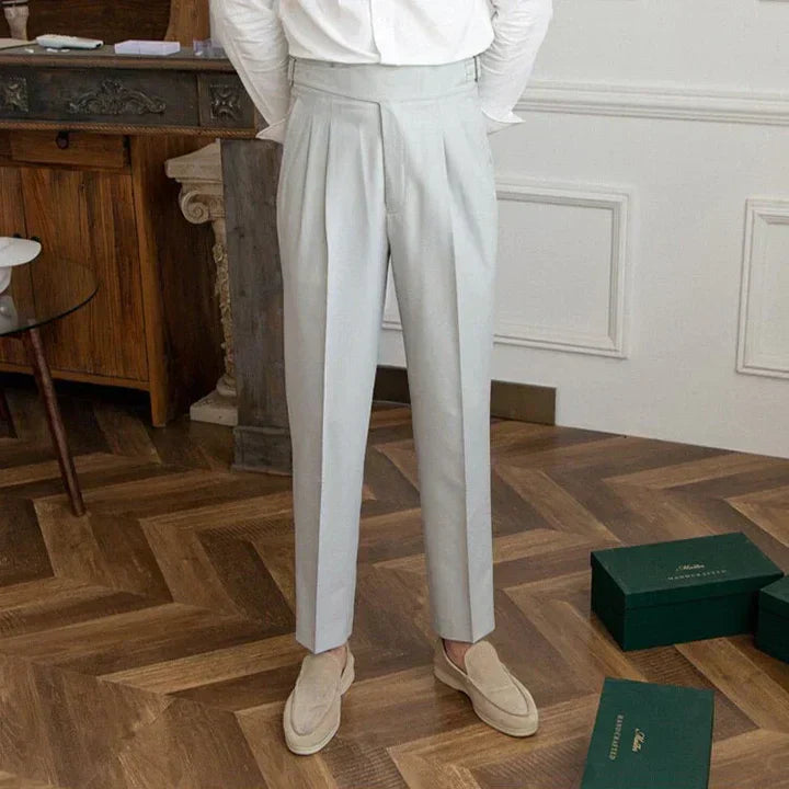 Herrenhose Klassisch Mit Schnallen