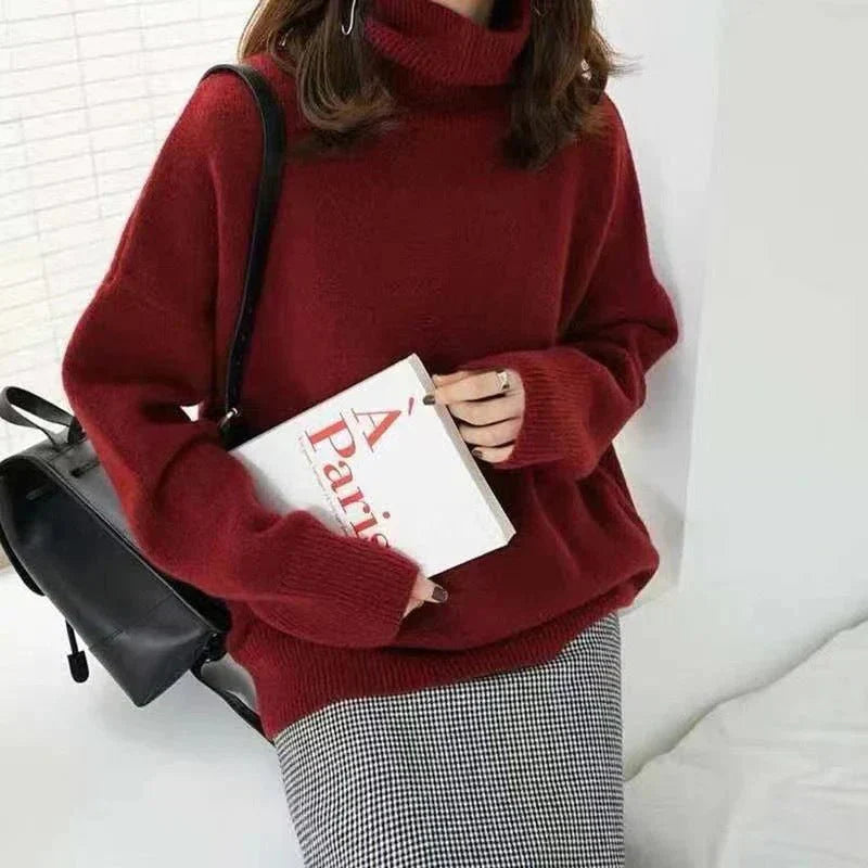 Stylische Rollkragenpullover Damen