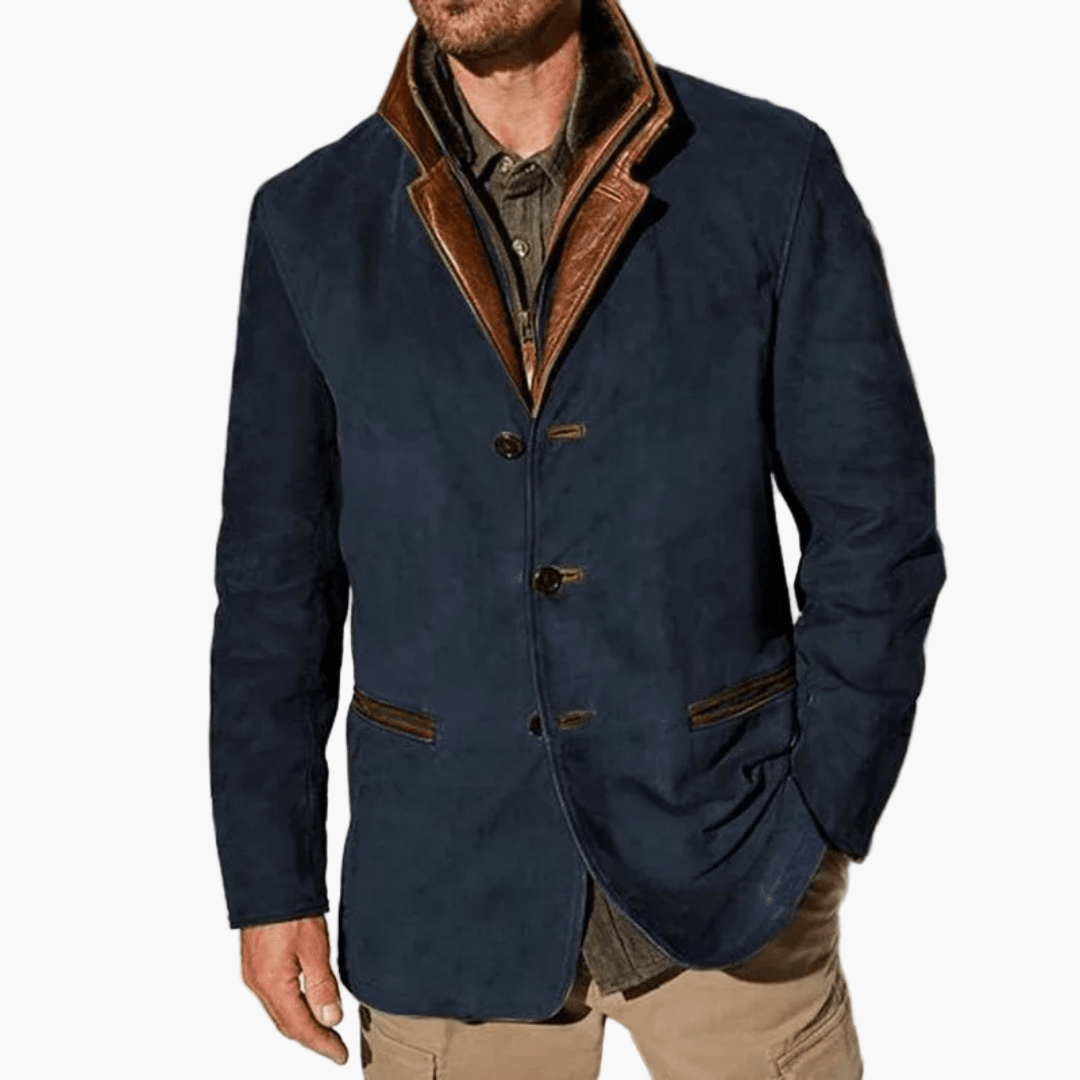 Stylische Herrenjacke Vintage Look Klassisch