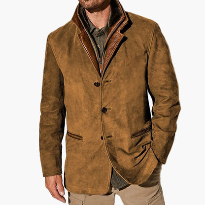 Stylische Herrenjacke Vintage Look Klassisch