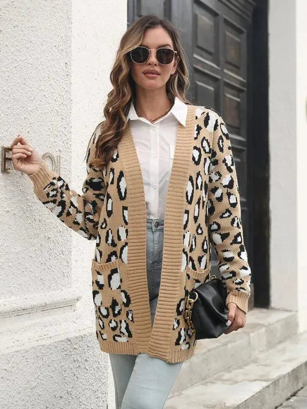 Stylische Strickjacke Damen Pullover