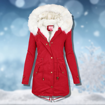 Winter Damenjacke Warm Gefüttert - IdealeKleiden