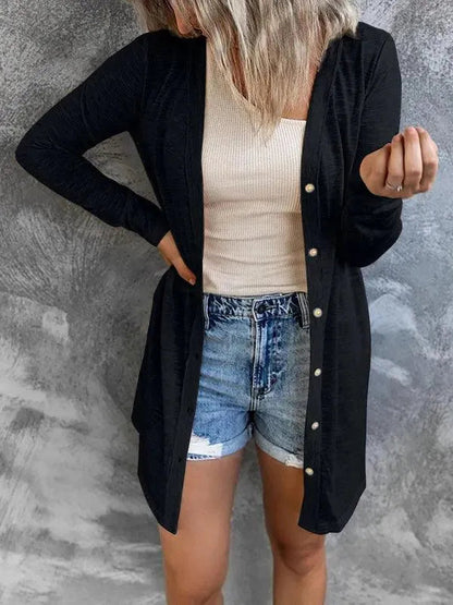 Stylische Strickjacke Damen Pullover Elegant