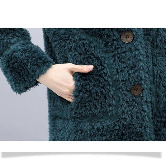 Eleganter Damen Mantel Lang Stilvoll - IdealeKleiden