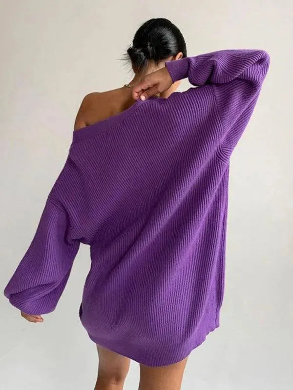 Damen Strickjacke Oversized Bequem