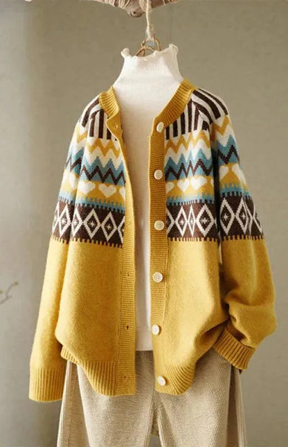 Elegante Damen Strickjacke Modern Pullover
