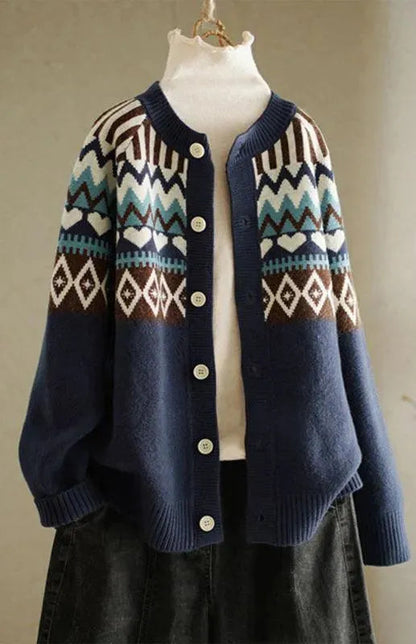 Elegante Damen Strickjacke Modern Pullover