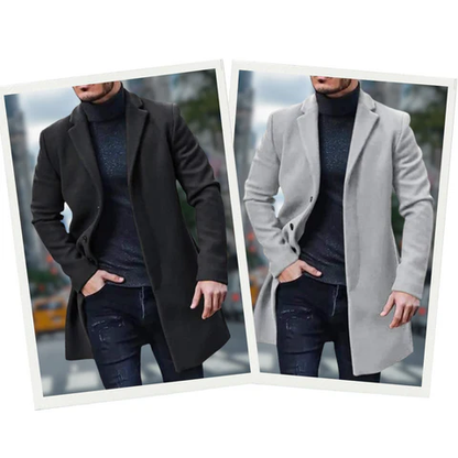 Eleganter Trenchcoat Lang Damen Stilvoll und Bequem - IdealeKleiden