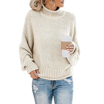Elegante Damen Rollkragenpullover Luxus Qualität