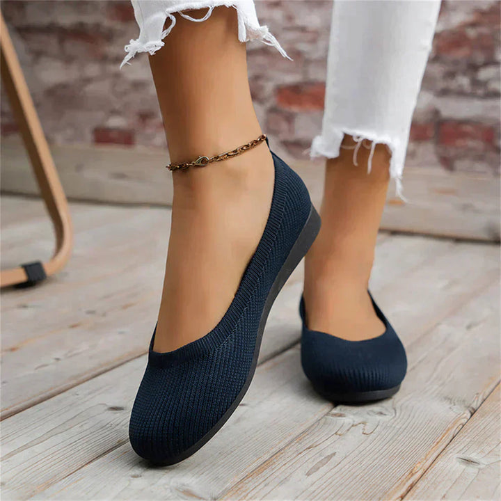 Damen Ballerinas Frühling Leicht Bequem