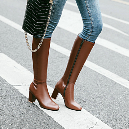 Vegane Stiefeletten Luxus Leder Optik