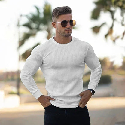 Herren Strickpullover Slim Fit Modern
