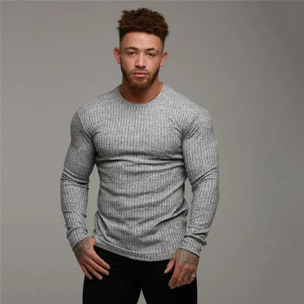 Herren Strickpullover Slim Fit Modern