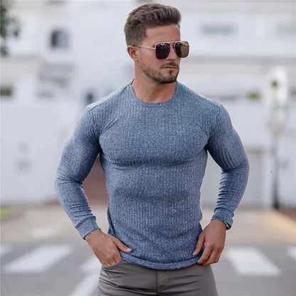 Herren Strickpullover Slim Fit Modern
