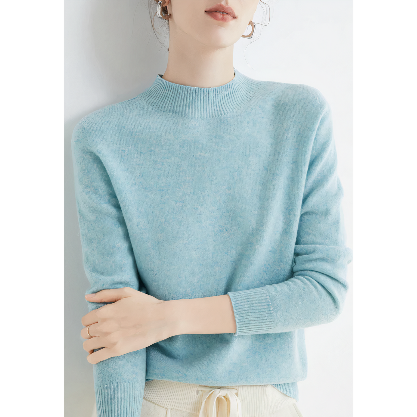 Eleganter Kaschmir Pullover Damen Luxus Qualität