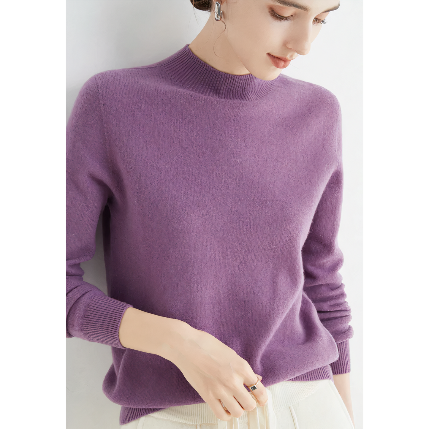 Eleganter Kaschmir Pullover Damen Luxus Qualität