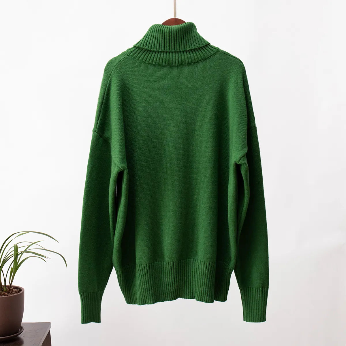 Bequemer Damen Pullover Locker Geschnitten