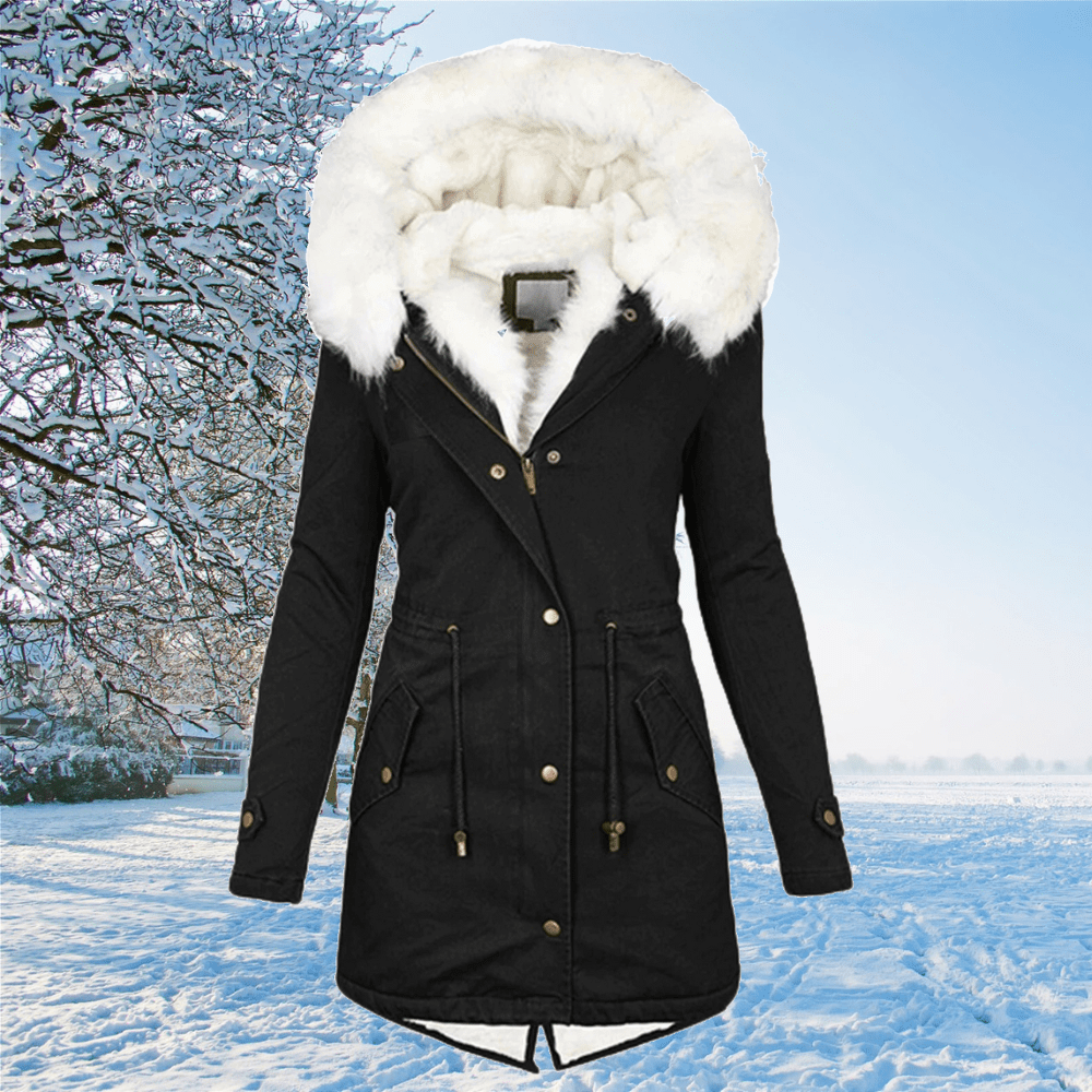 Warme Winterjacke Bequem Lang - IdealeKleiden