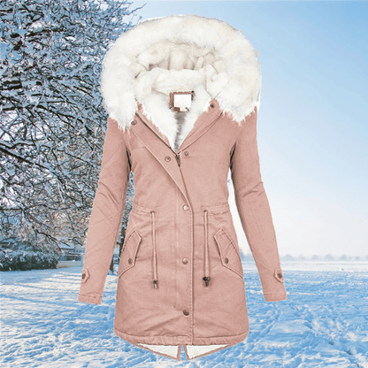 Warme Winterjacke Bequem Lang