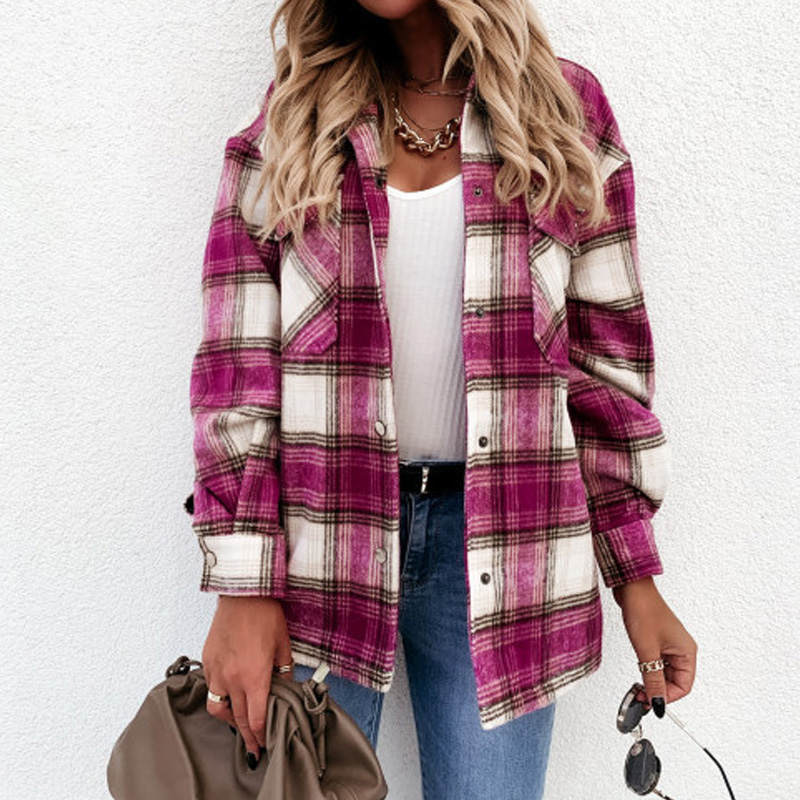 Weiche Damen Flanelljacke Modern