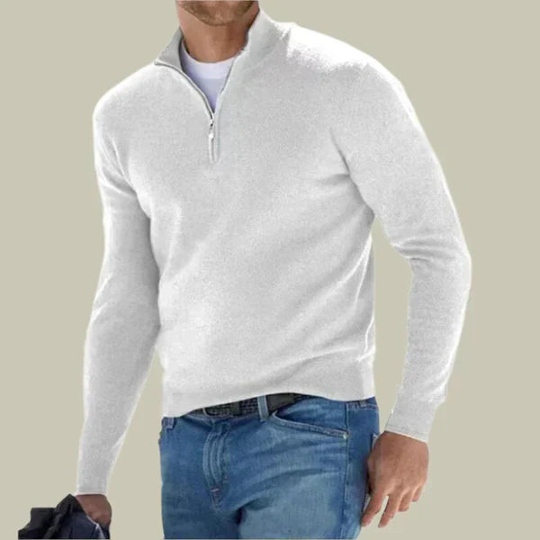 Herren Pullover Klassisch Modern Reißverschluss